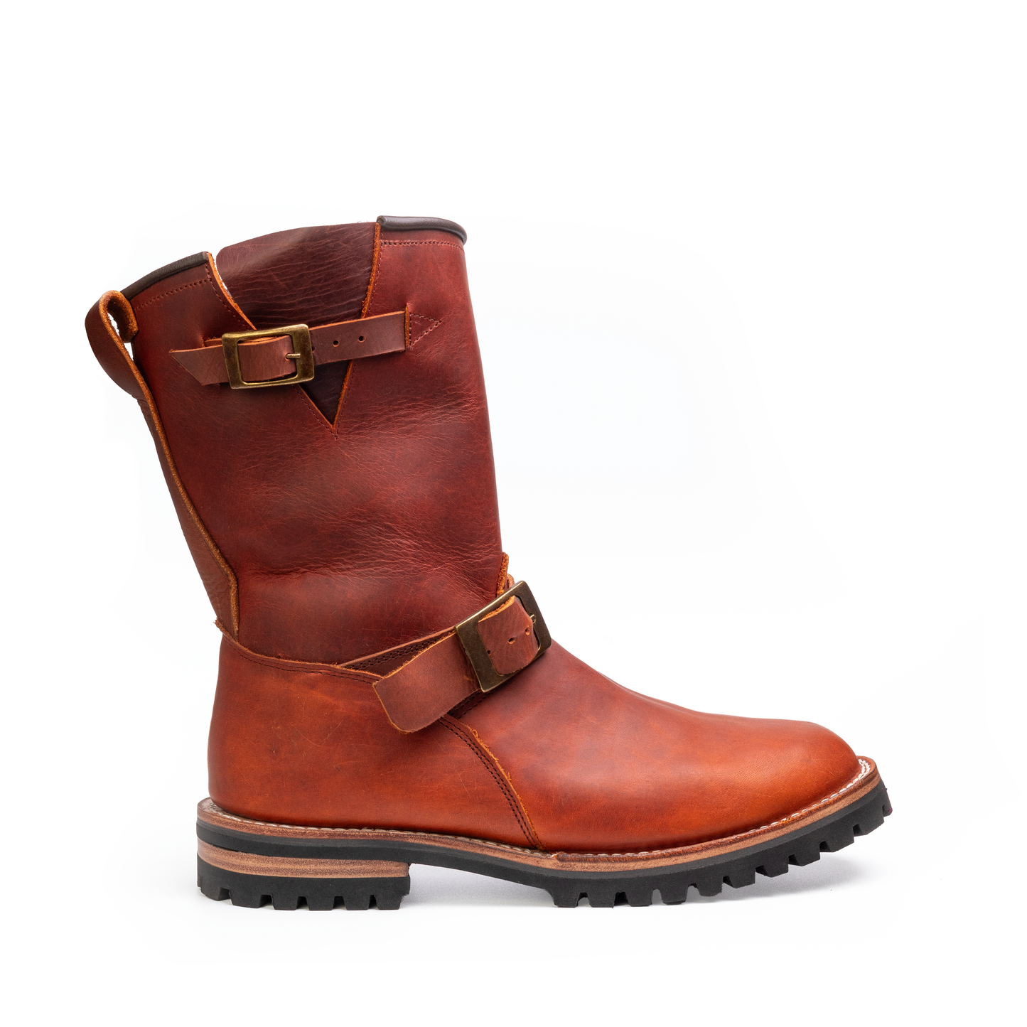 Botas de ingeniero marrones