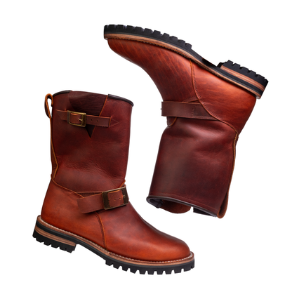 Botas de ingeniero marrones