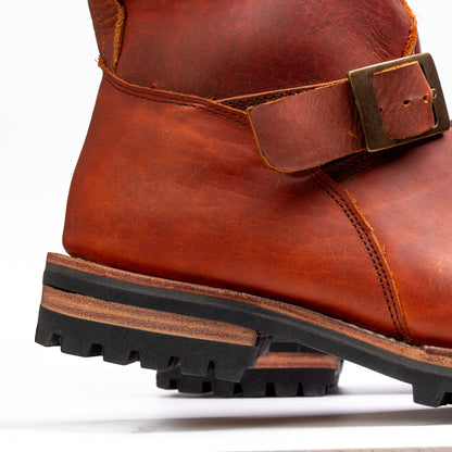 Botas de ingeniero marrones