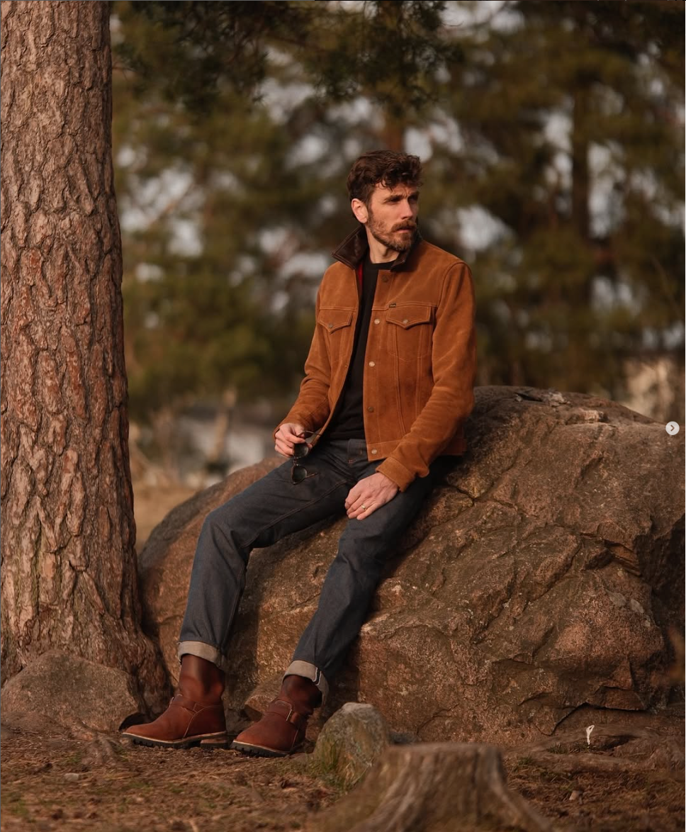 Botas de ingeniero marrones