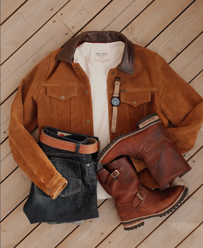 Botas de ingeniero marrones