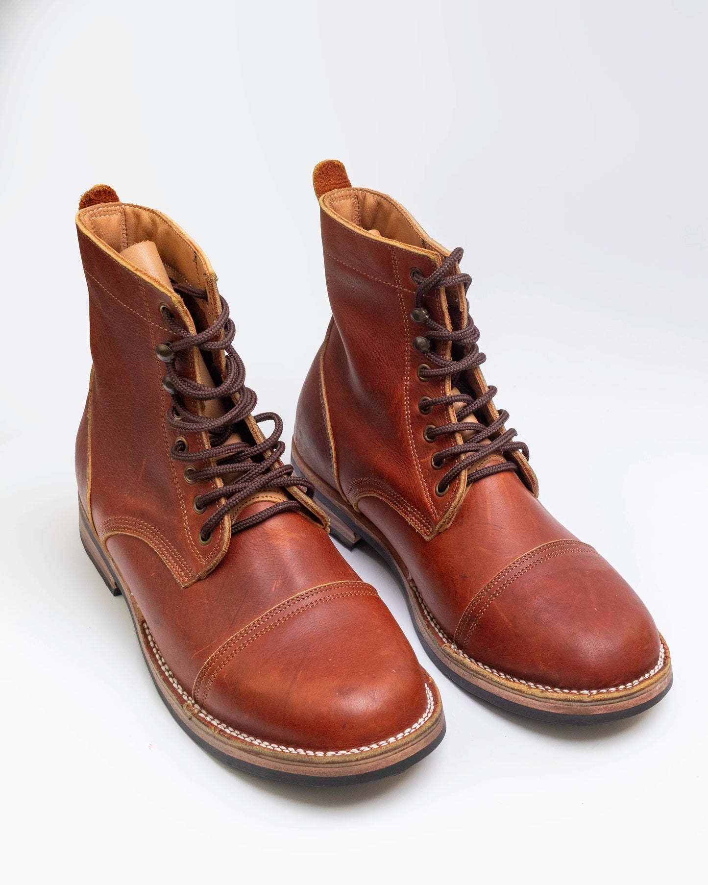 Captoe boots left 11.5E right 12E