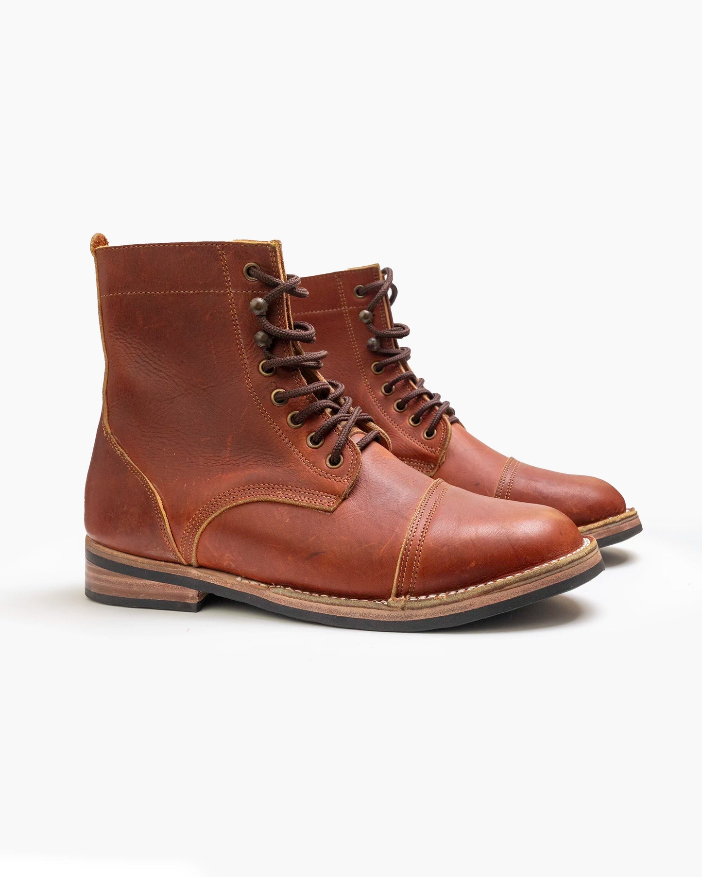 Captoe boots left 11.5E right 12E