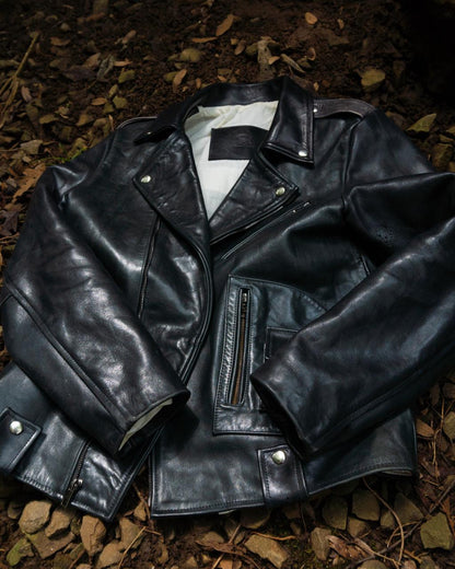 D Pocket Leather Jacket